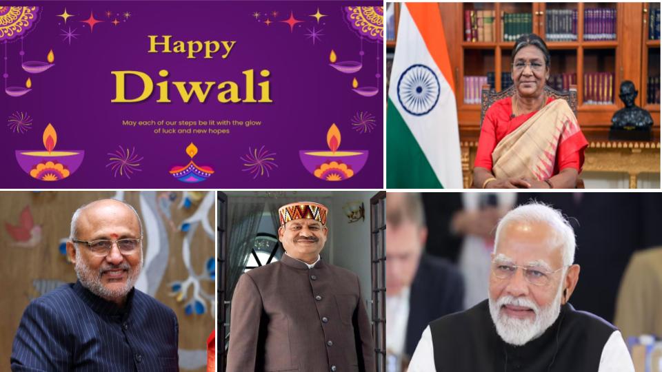 PM Modi, Presiden Murmu, VP Radhakrishnan, Om Birla Extends Diwali Greetings