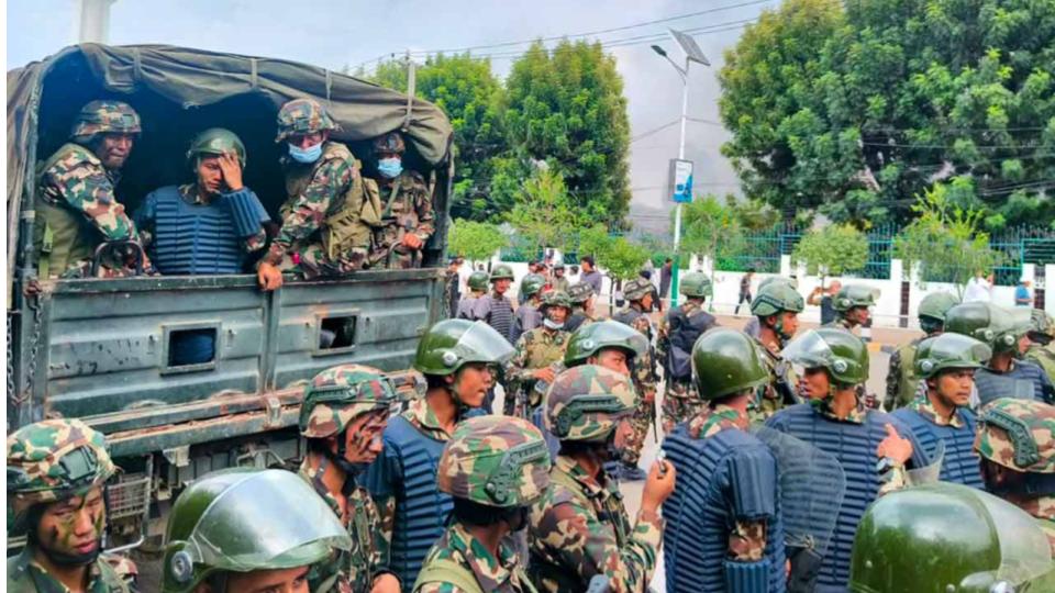 Nepal Army imposes nationwide curfew, takes charge of law and order