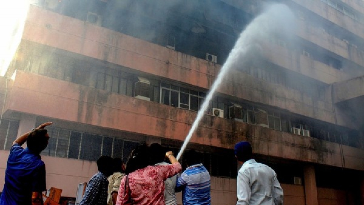 satpurabhawanfiredousedafterover13hrsoffirefighting