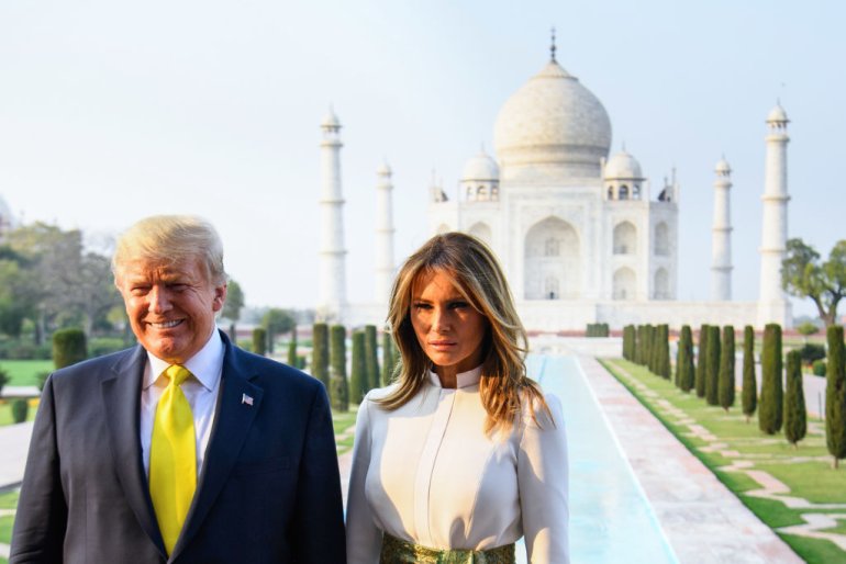 uspresidentdonaldtrumpvisittajmahalinagra