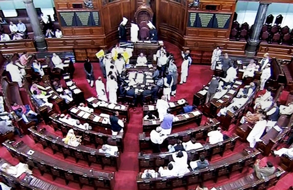 rajyasabhaadjournedfollowingruckusbycongressandtmcmembers