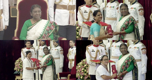 presidentdroupadimurmuconfersnationalflorencenightingaleawards20222023tonursingprofessionals