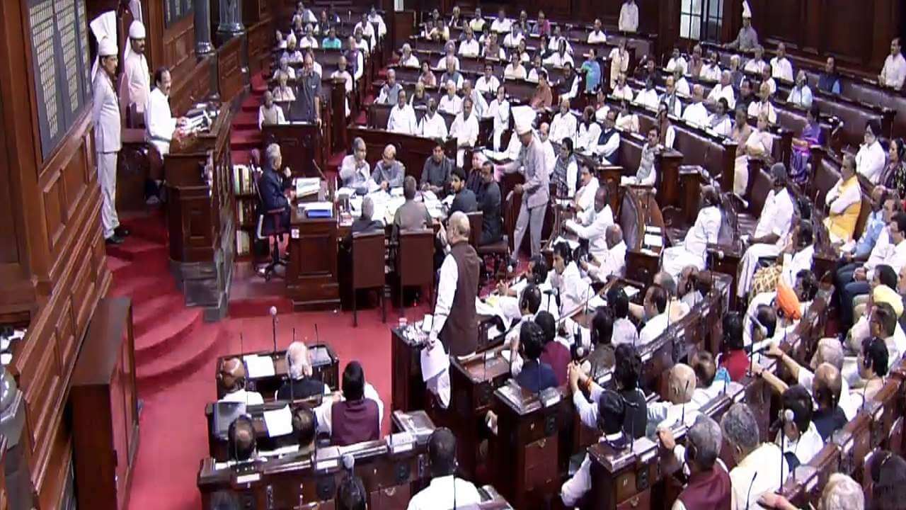 rajyasabhaalsopasses2billsonjkreservationreorganisation