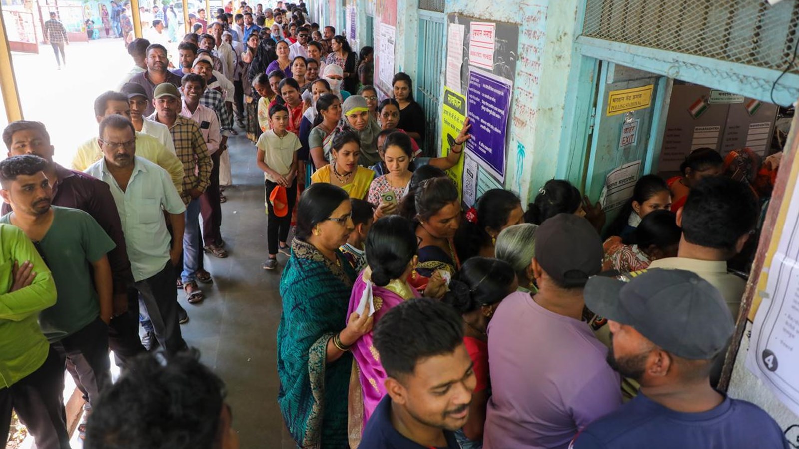 17.51 pc voter turnout in 11 constituencies in Maharashtra till 11 am