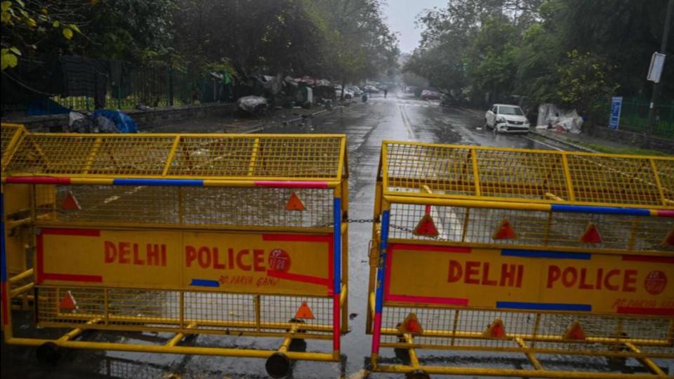 Drunk woman held for hitting police barricade in Delhi, constable injured