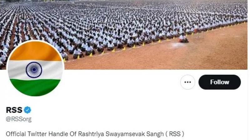 RSS changes display picture of its social media handles