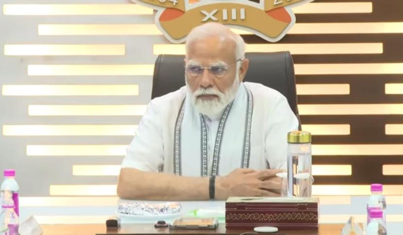 PM Modi visits Ahmedabad crash site, holds review meeting with top officials