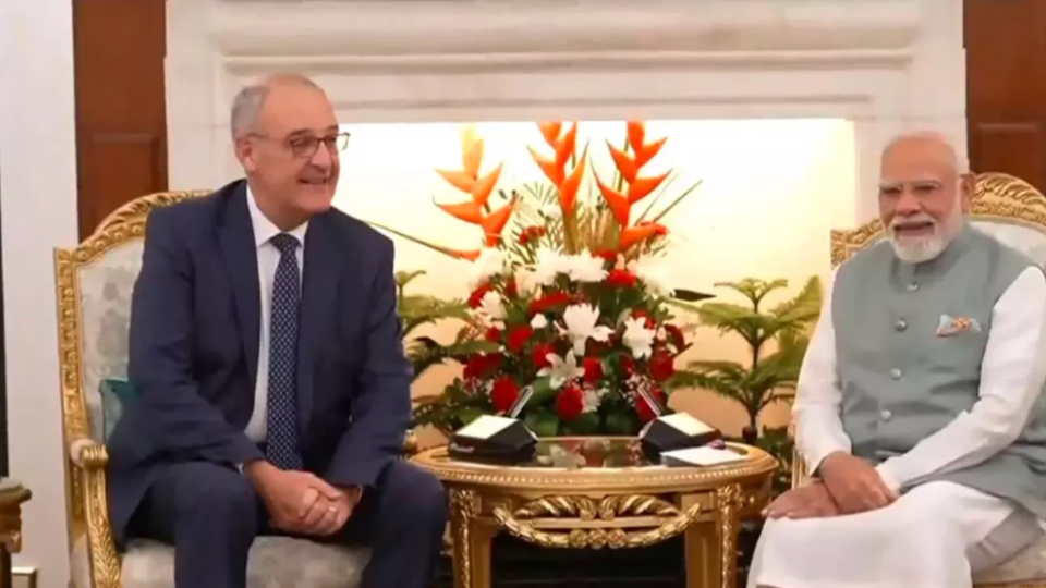 PM Modi, Swiss President Parmelin Hold Talks 