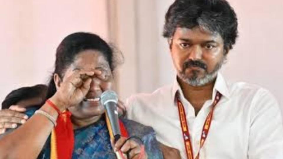 CM Vijay Condemns Stalin Bodyshaming TVK Bypoll Candidate Sathyabama