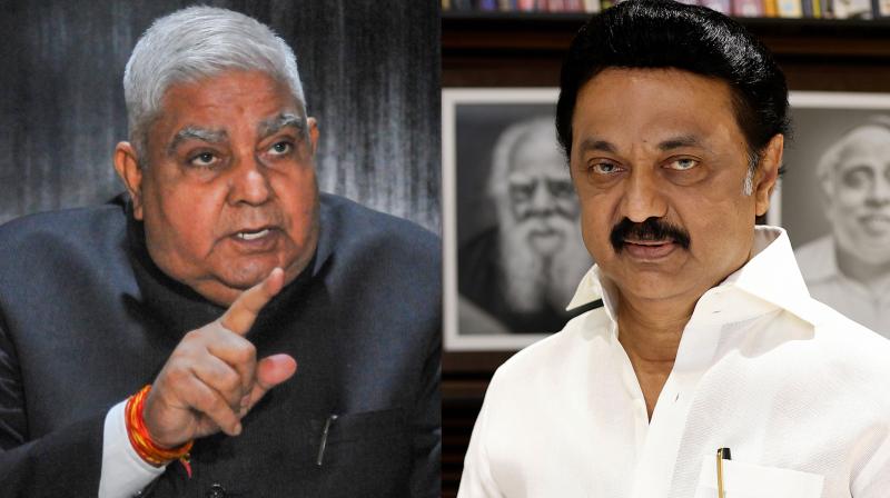 Tamil Nadu CM MK Stalin calls on Vice president Jagdeep Dhankhar