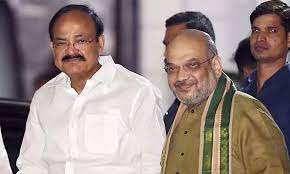 amitshahmeetsformervicepresidentmvenkaiahnaidu