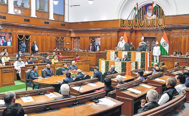 delhiassemblyinitiatesdiscussiononmotionofconfidencemovedbycmkejriwal