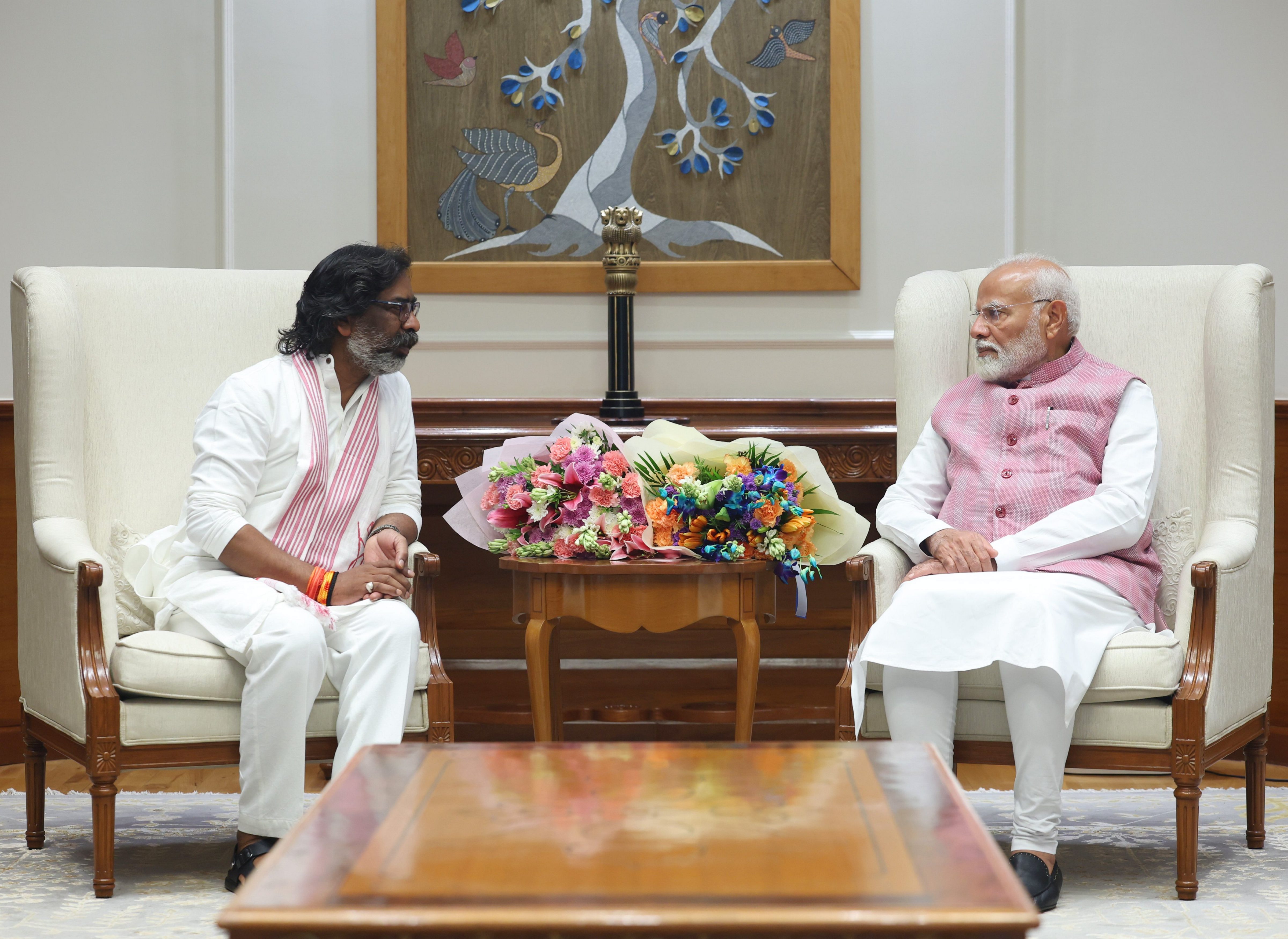 cmofmeghalayaconradksangmacmofjharkhandhemantsorenmeetpmmodi
