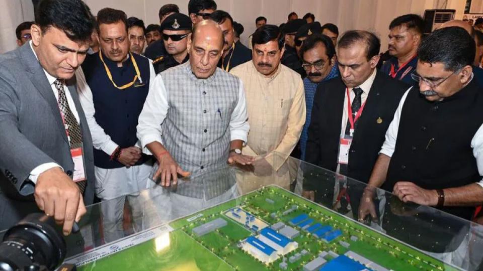 Rajnath Singh lays foundation stone for Rs 472-cr tank overhaul in Jabalpur