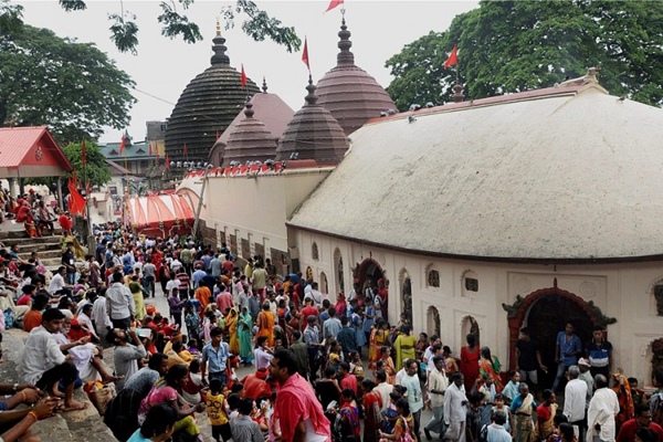 famousambubachimelabeginsatkamakhyatempleinassam