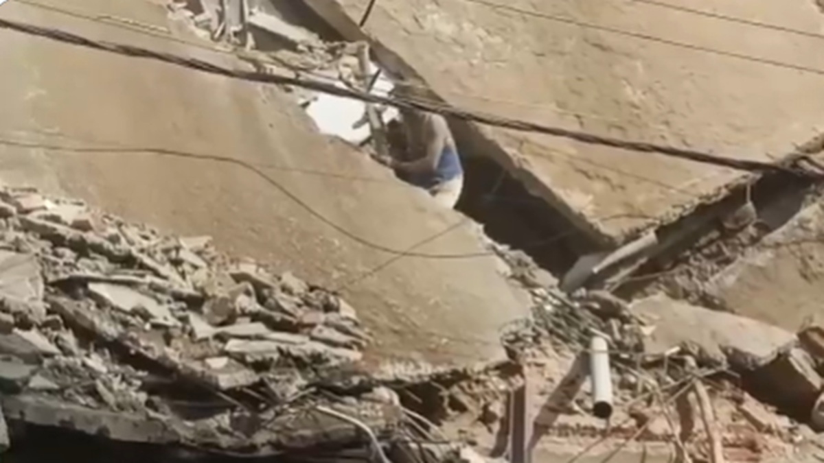 4-storey building collapses in Delhi