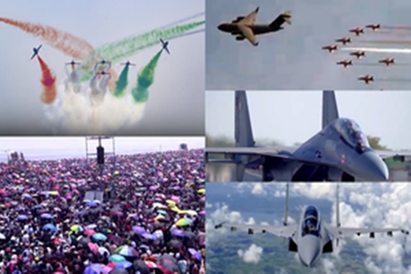 iafcelebrates92ndanniversarywithaerialdisplayof72fighterjetshelicopters