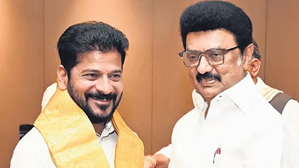 MK Stalin Greets CM Revanth Reddy On His 57th Birthday