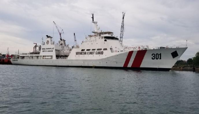 indonesiancoastguardshiparrivesinportblair