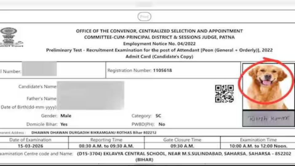 Bihar court recruitment blunder 