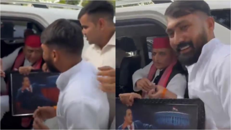 akhileshyadavgreetsfangiftshim₹100forhisbirthdayinlucknow