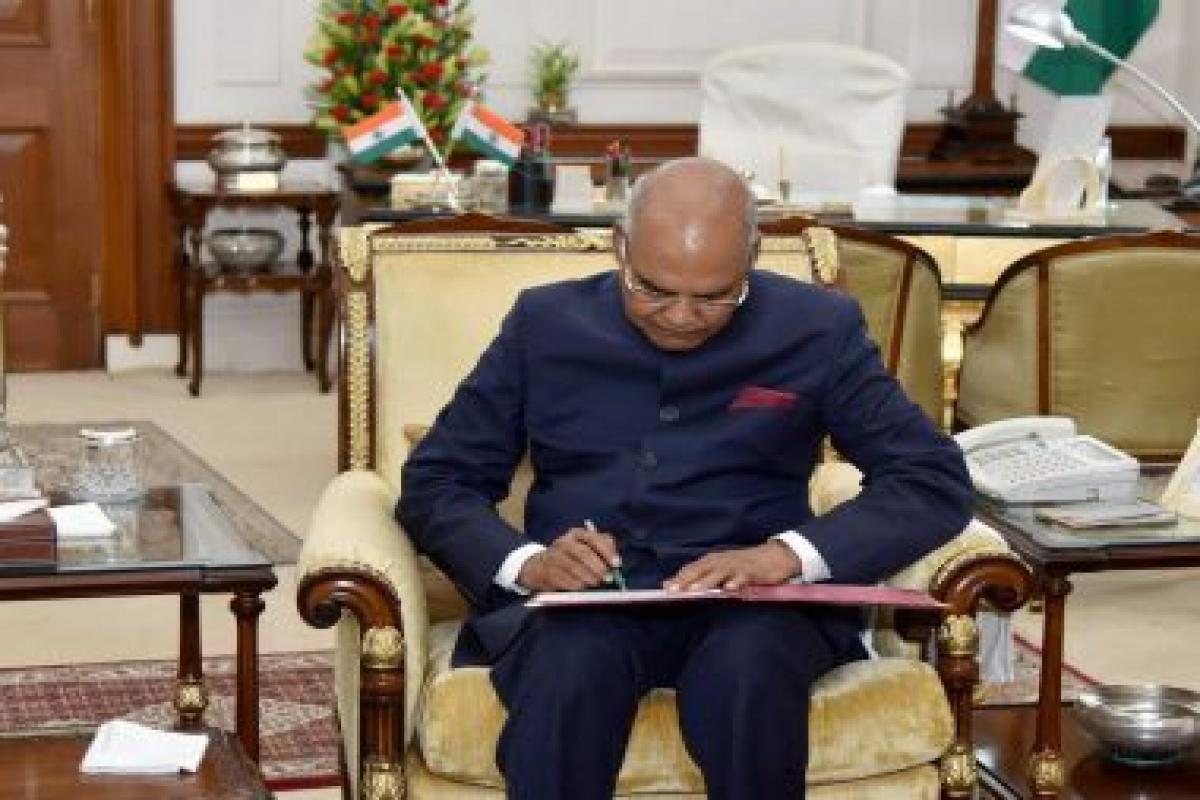 presidentkovindgivesassenttoaera(amendment)bill2019