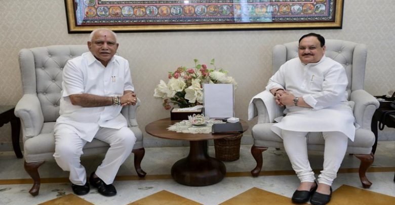 karnatakacmyediyurappameetsbjpchiefnadda