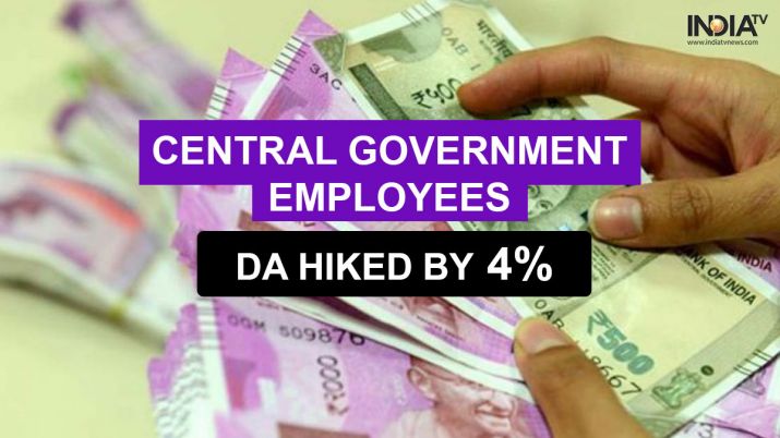 goodnewsforcentralgovernmentemployees!unioncabinetapproves4percentdaincrease