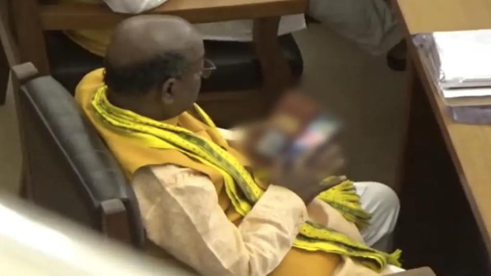 BJP MLA watches porn clip during Tripura Assembly session