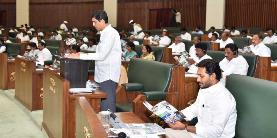 apfinanceministerrajendranathreddypresentsbudgetforfinancialyear201920