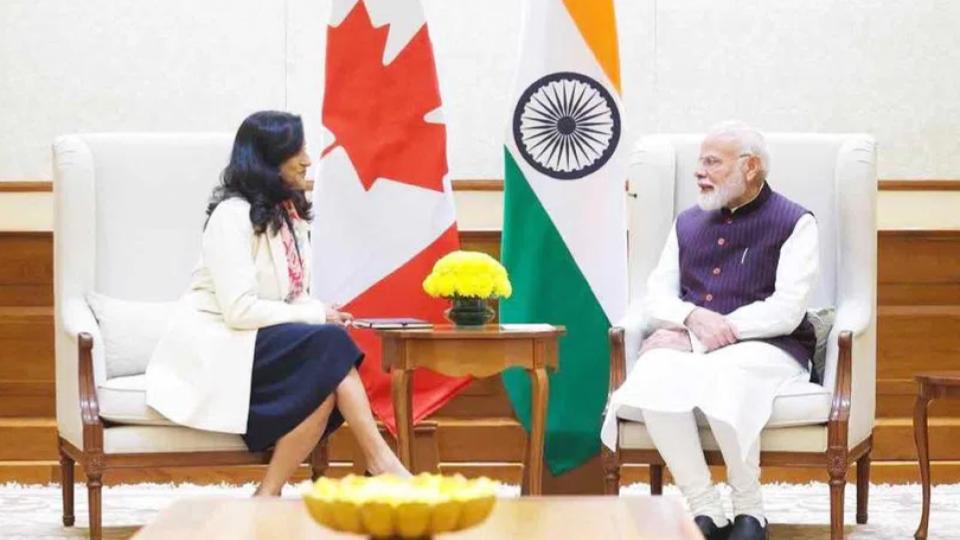PM Modi meets Canadian FM, aims to boost India–Canada ties