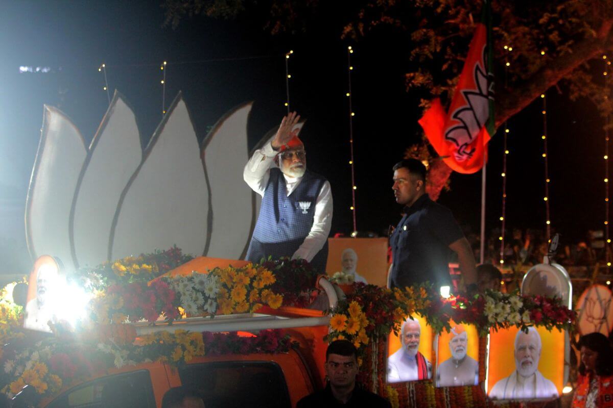 pmmodiholdsmegaroadshowinbiharsbhagalpur