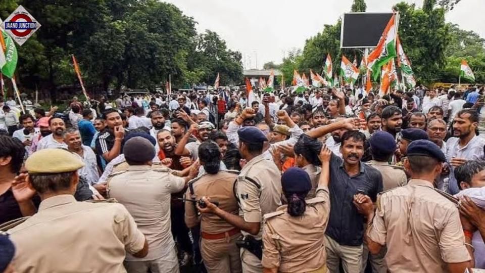 Nearly 1,000 Detained in Jantar Mantar Protest Against Gyanesh