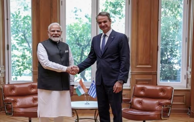 PM Modi to hold bilateral talks with his Greek counterpart Kyriakos Mitsotakis
