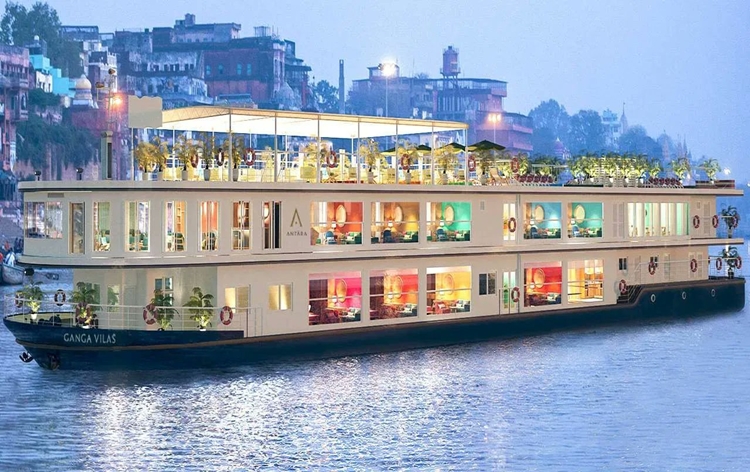 gangavilasluxurycruisereachesvaranasi;tobeflaggedoffbypmonfriday