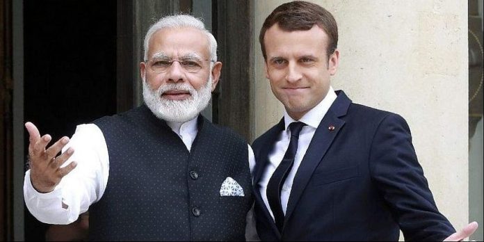 PM Modi speaks to French President Emmanuel Macron 