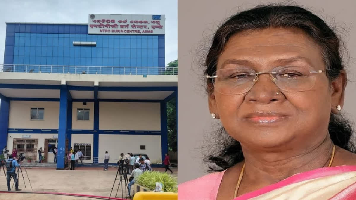 President Murmu visits burn victim at AIIMS-Bhubaneswar