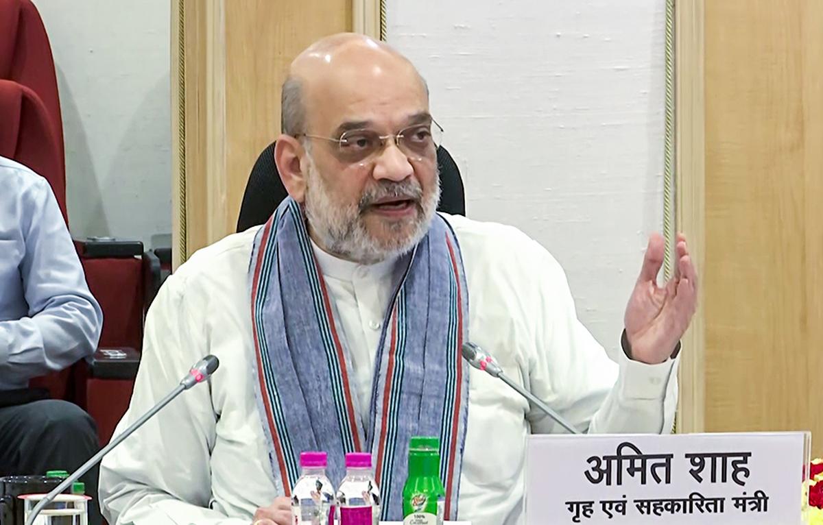 unionministeramitshahchairsreviewmeetingtoassesssituationofleftwingextremisminchhattisgarh