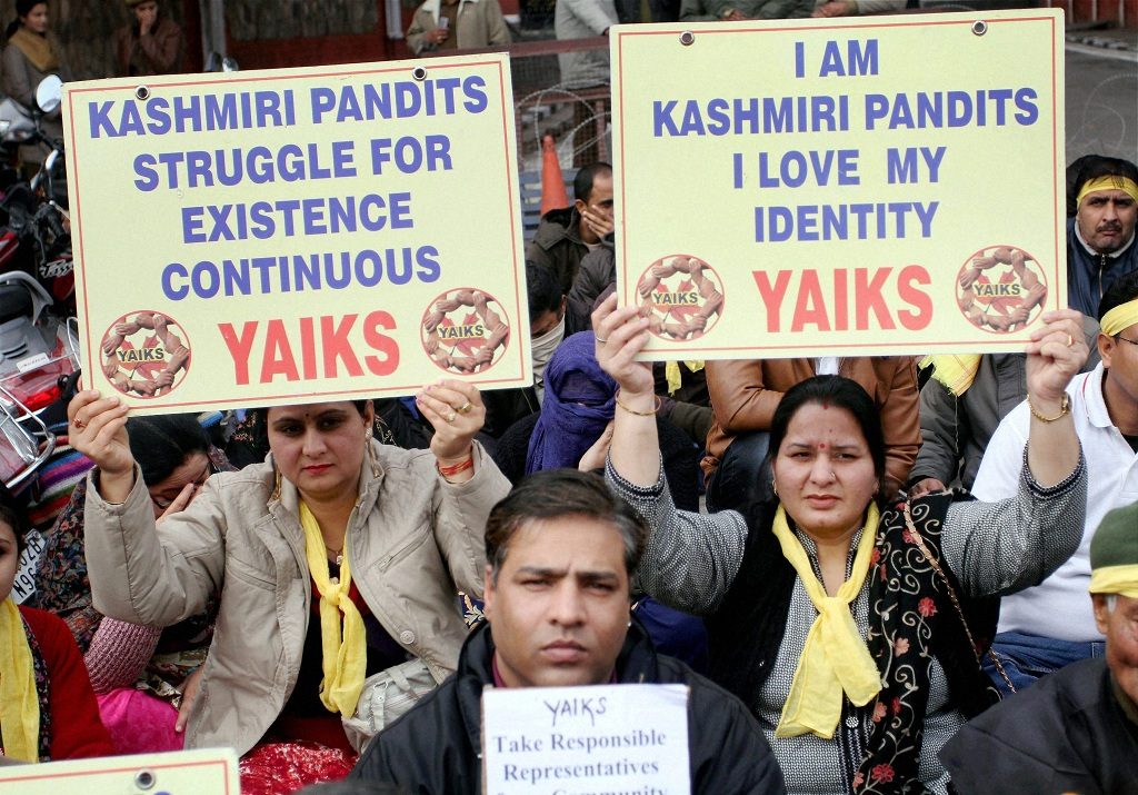 kashmiripanditsprotestinjammu