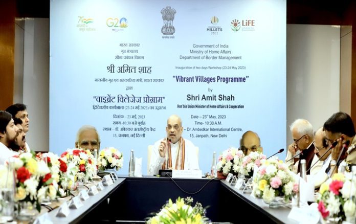 developingvibrantvillageswilladdextralayertobordersecurityofthecountry:homeministeramitshah