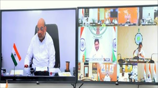 amitshahreviewspreparationwithcmsofbengalodishaandhrapradeshforcycloneyaas