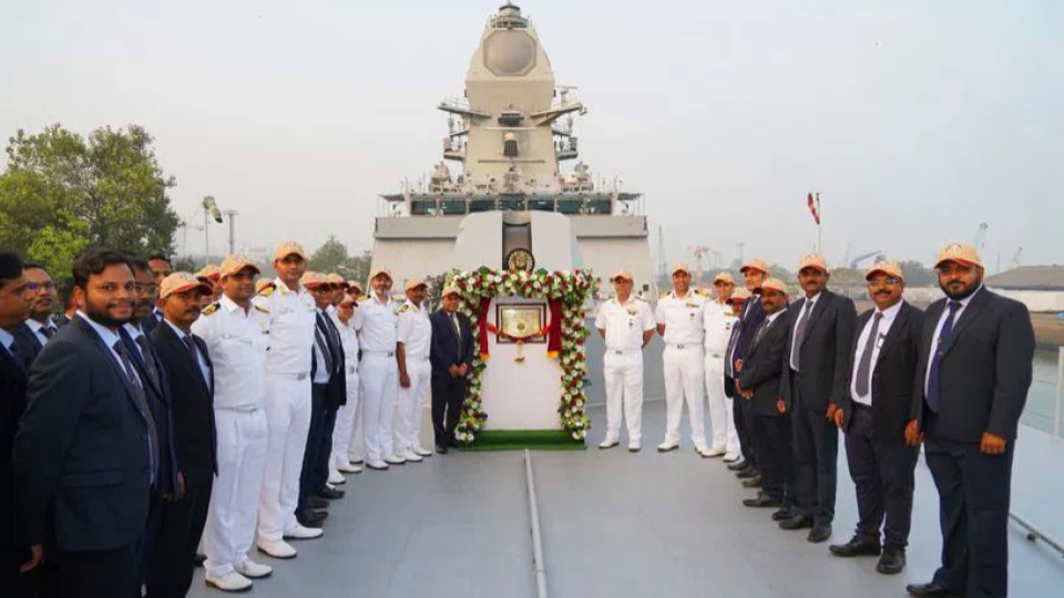 Indian Navy receives Taragiri, 4th advanced frigate of Project 17A