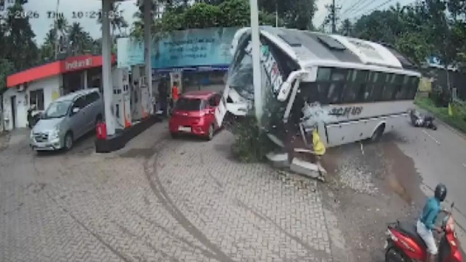 Wedding Bus Overturns in Kerala, 35 people injured