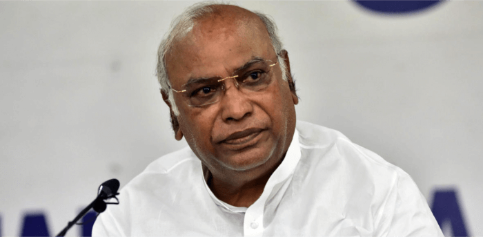 congressconfidentaboutandharaftervictoriesinkarnatakatelangana:mallikarjunkharge