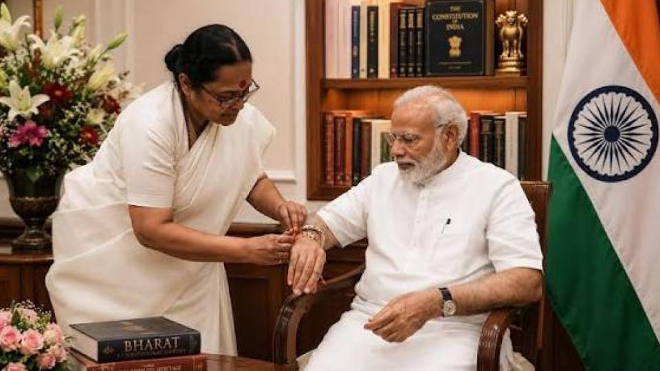 PM Narendra Modi Extends Greetings on Raksha Bandhan