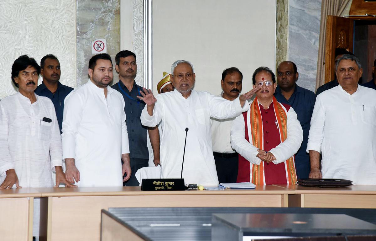 Bihar CM Nitish Kumar holds all-party meeting on report of caste-based survey