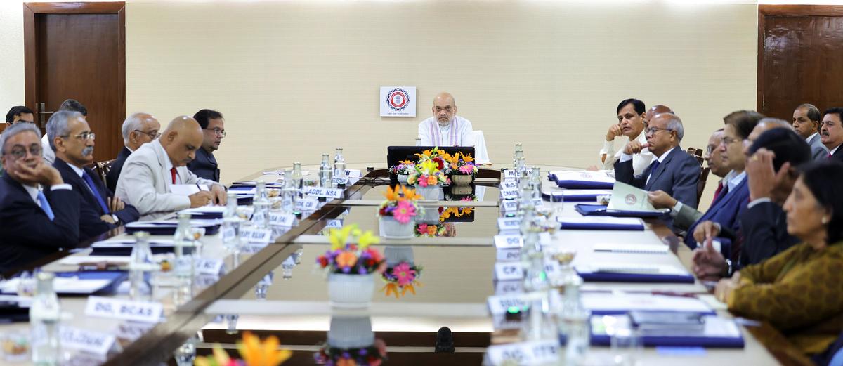 Amit Shah inaugurates a two-day National Security Strategies Conference -2025 in New Delhi yesterday
