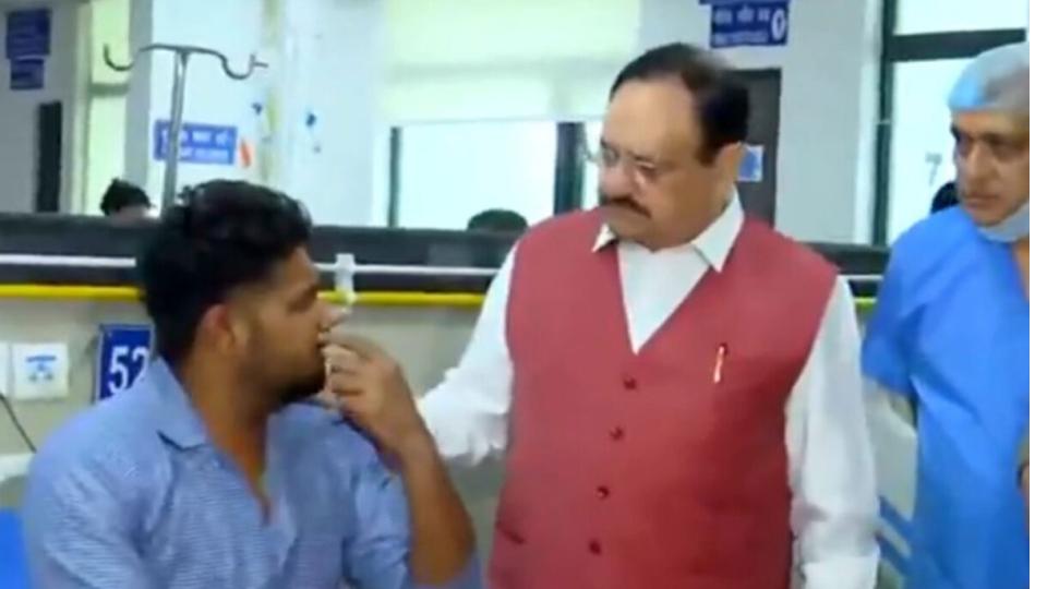 Union Health Minister JP Nadda Visits Injured CJP Protesters at Delhi Hospitals
