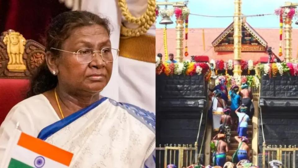 presidentmurmutovisitsabarimalahillshrineinkeralatoday