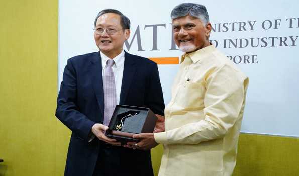 Naidu, Singapore minister discuss green energy, data centres and logistics